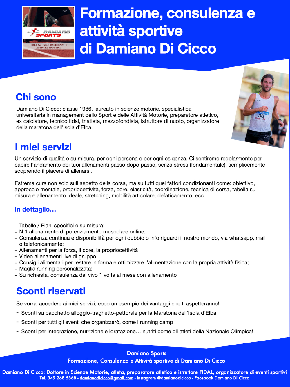 Damiano di Cicco running camp