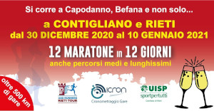 Maratone Rieti a Capodanno