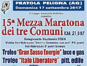 Mezza Maratona di Pratola dei Tre Comuni