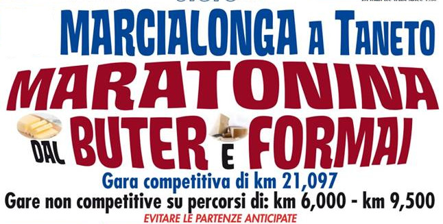 Taneto di Gattatico marcialonga mezzamaratona