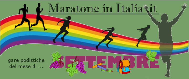 Maratone in Italia mese di SETTEMBRE
